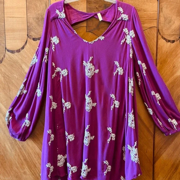 Free People Embroidered Austin Mini Dress - Picture 2 of 8
